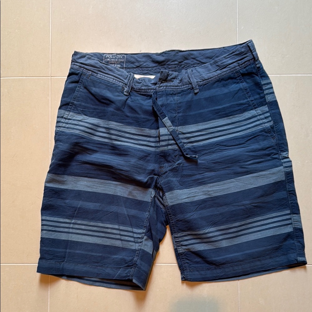 Polo Ralph Lauren Navy Striped Shorts